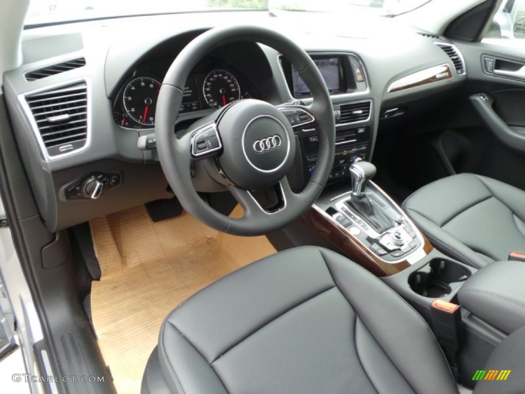 Black Interior 2015 Audi Q5 3.0 TFSI Premium Plus quattro Photo #101895810