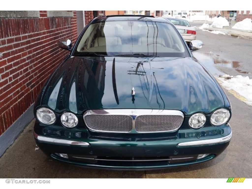 2005 XJ Super V8 - Jaguar Racing Green / Champagne photo #96