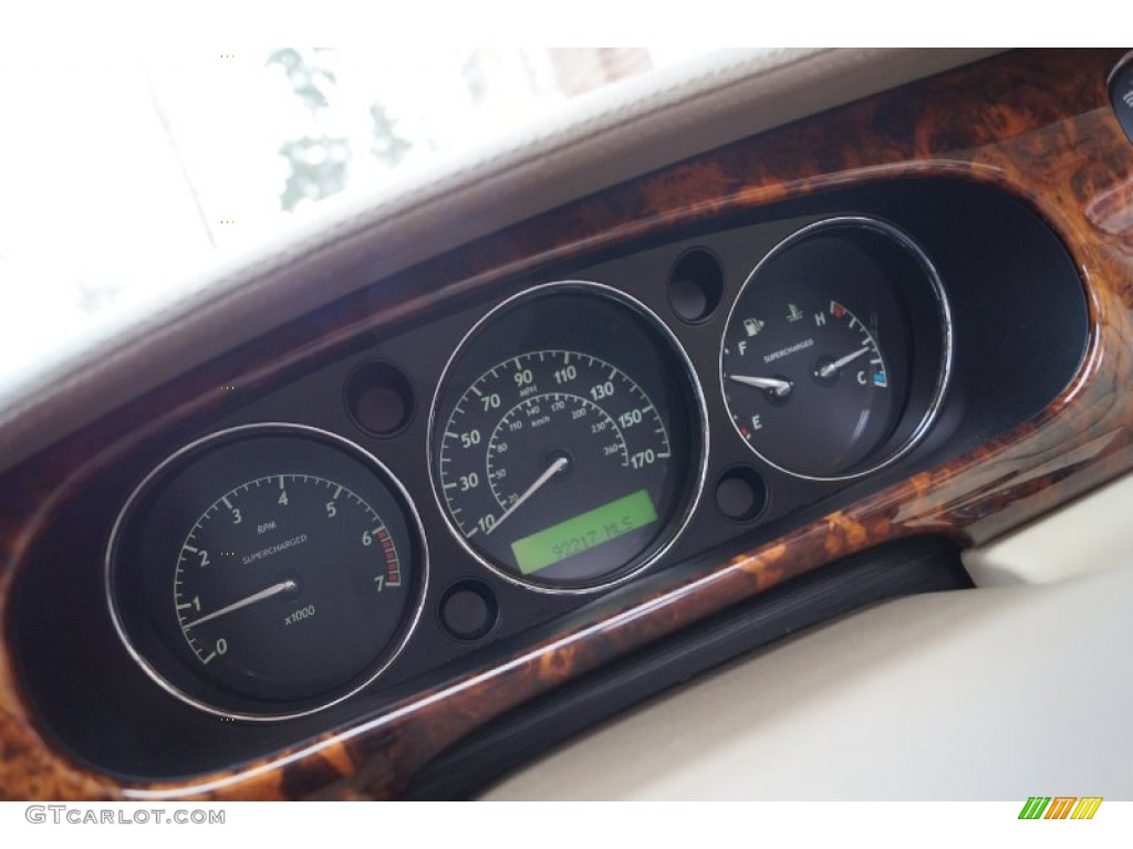 2005 XJ Super V8 - Jaguar Racing Green / Champagne photo #108