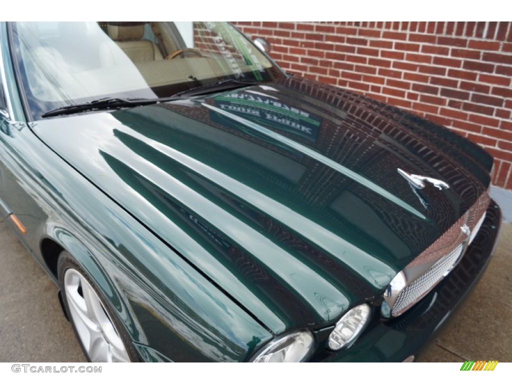2005 XJ Super V8 - Jaguar Racing Green / Champagne photo #116