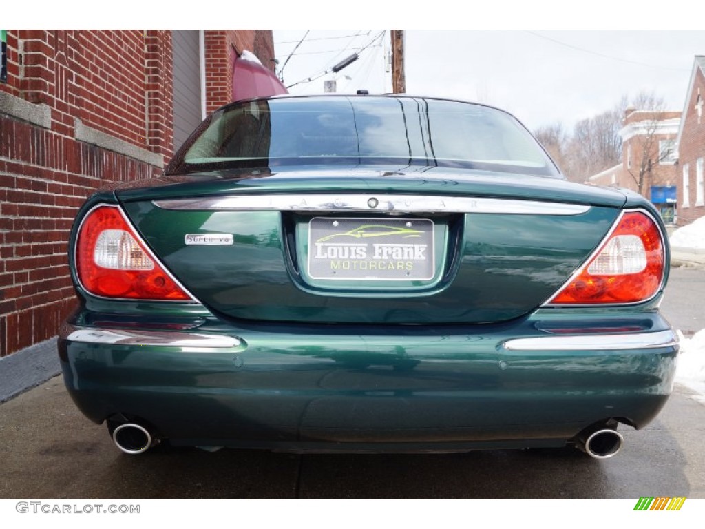 2005 XJ Super V8 - Jaguar Racing Green / Champagne photo #134