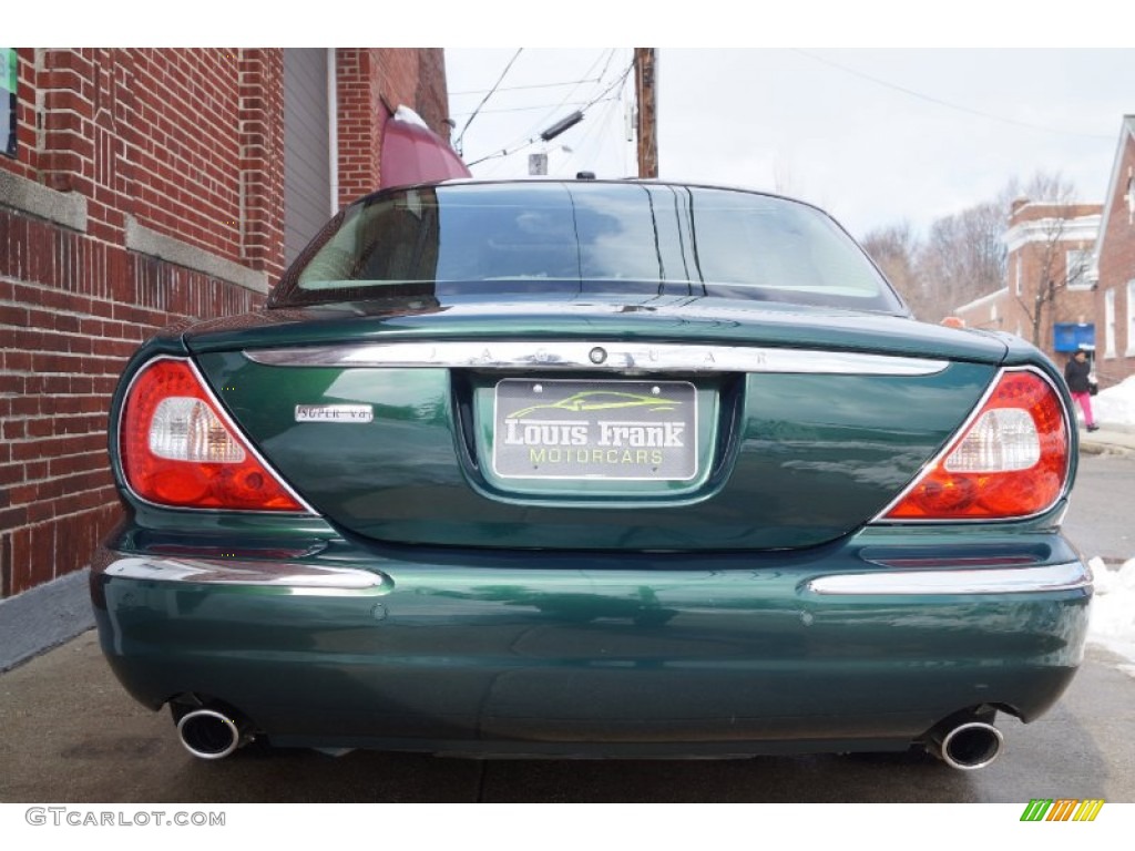 2005 XJ Super V8 - Jaguar Racing Green / Champagne photo #135