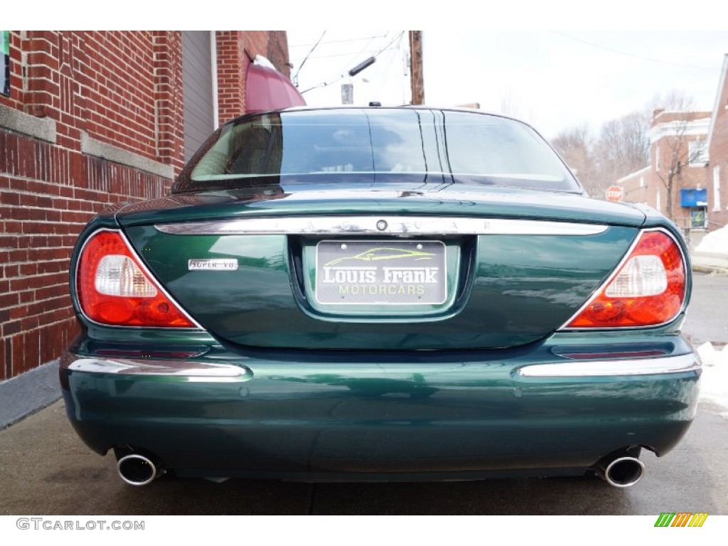 2005 XJ Super V8 - Jaguar Racing Green / Champagne photo #136