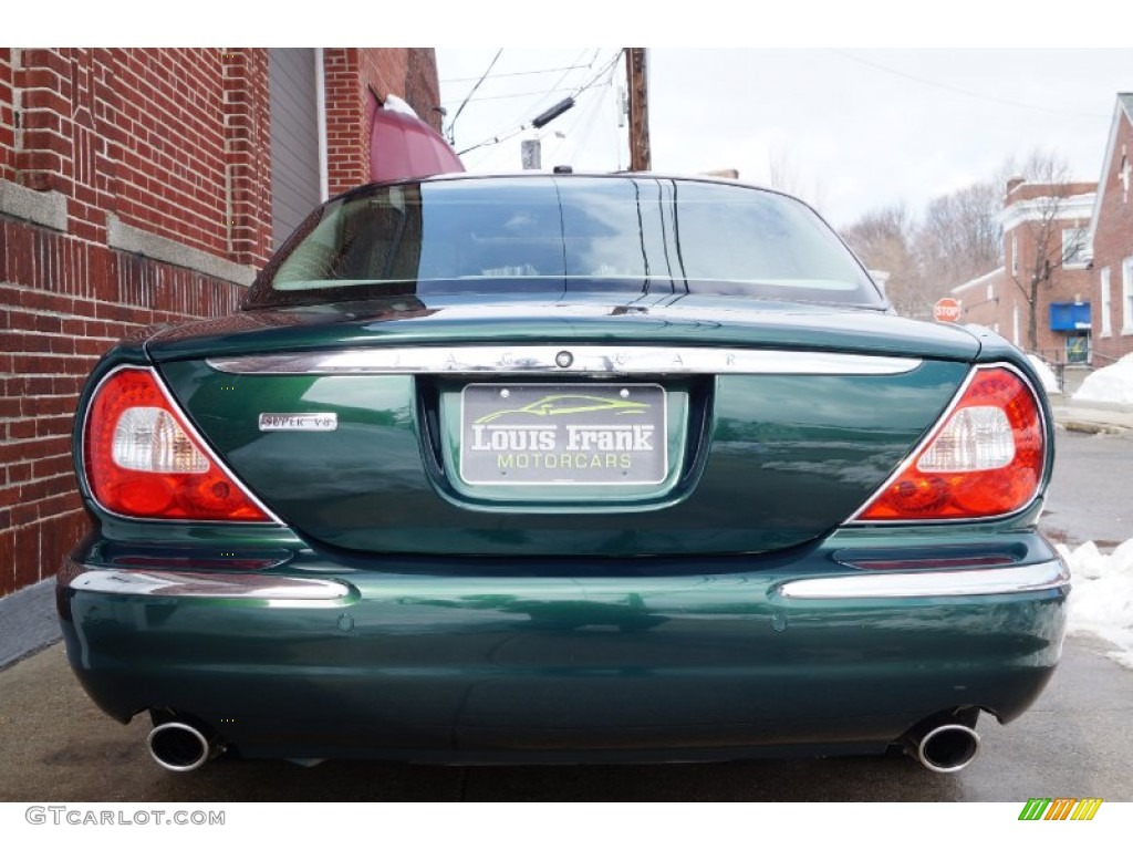 2005 XJ Super V8 - Jaguar Racing Green / Champagne photo #137