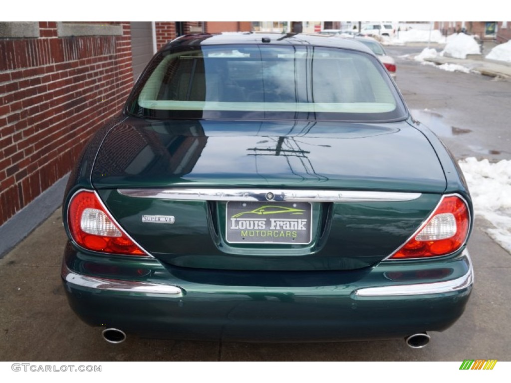 2005 XJ Super V8 - Jaguar Racing Green / Champagne photo #138