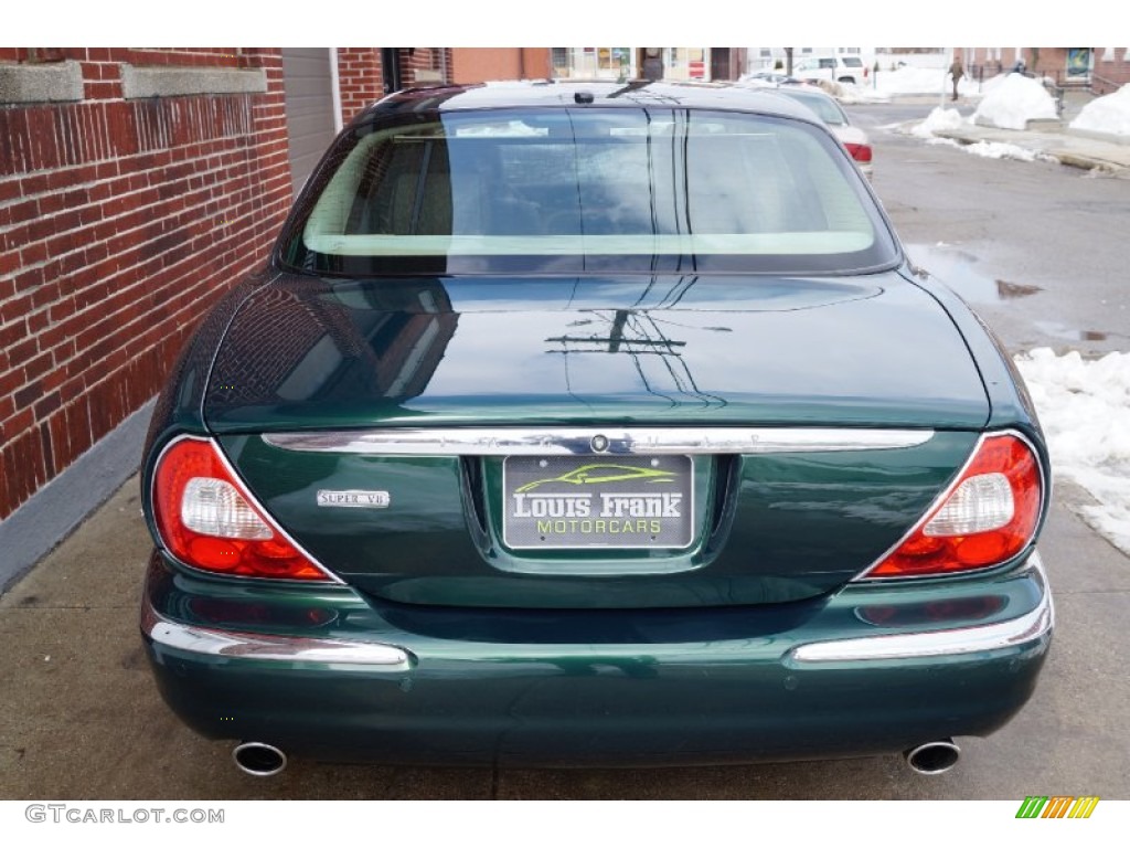 2005 XJ Super V8 - Jaguar Racing Green / Champagne photo #139