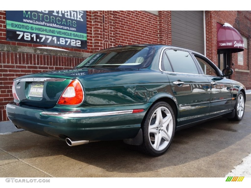 2005 XJ Super V8 - Jaguar Racing Green / Champagne photo #147