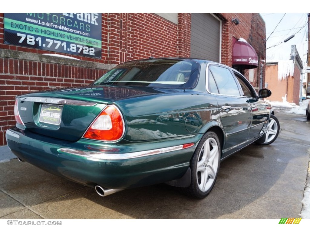 2005 XJ Super V8 - Jaguar Racing Green / Champagne photo #151