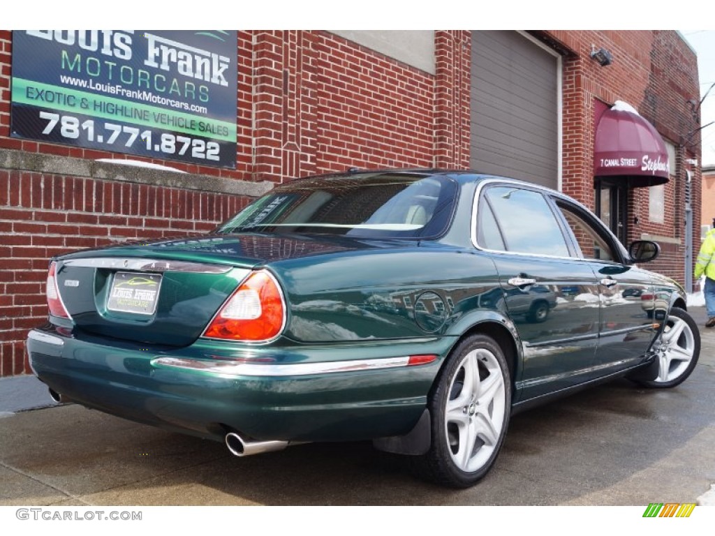2005 XJ Super V8 - Jaguar Racing Green / Champagne photo #152