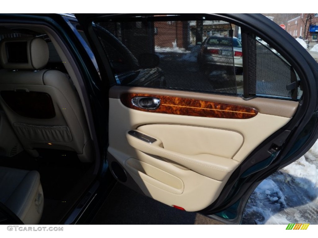 2005 XJ Super V8 - Jaguar Racing Green / Champagne photo #169