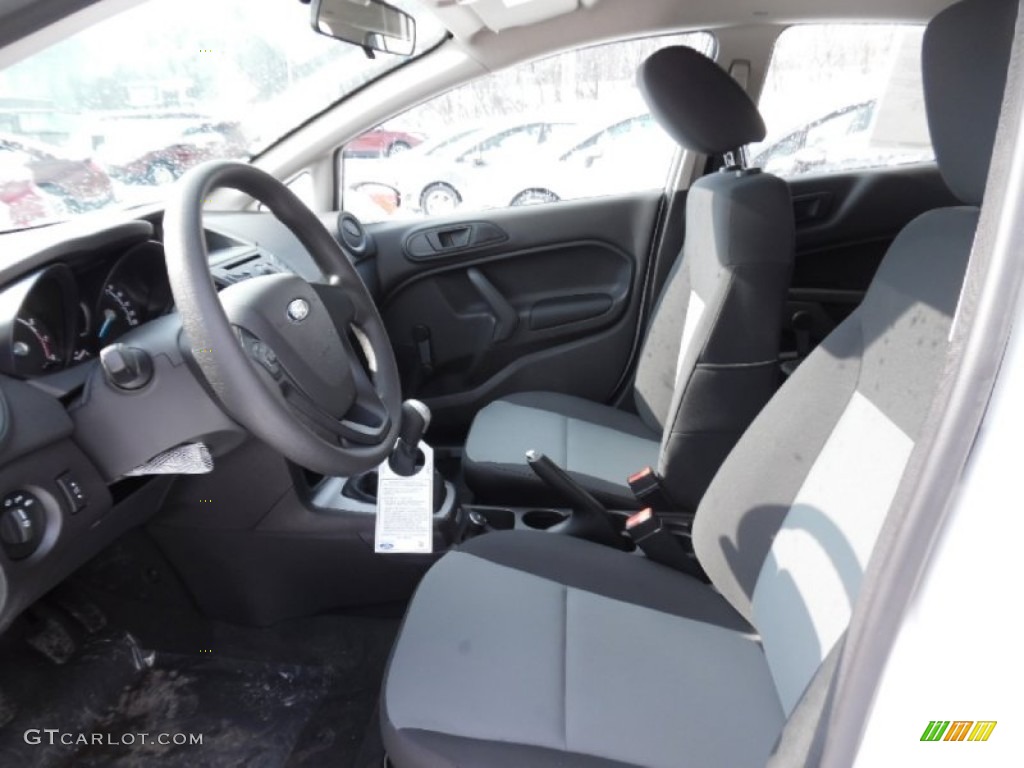 2015 Fiesta S Hatchback - Oxford White / Charcoal Black photo #10