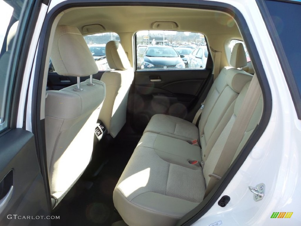 2015 CR-V LX AWD - White Diamond Pearl / Beige photo #12
