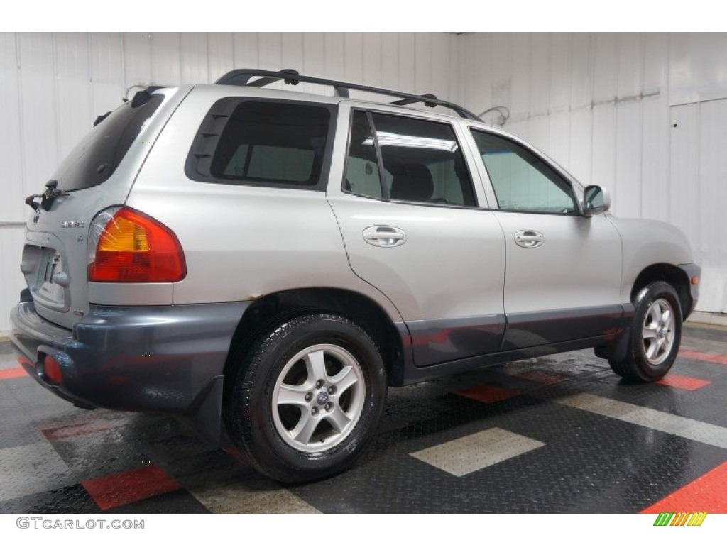 2003 Santa Fe LX 4WD - Pewter / Gray photo #7