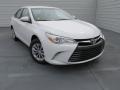 2015 Super White Toyota Camry LE  photo #2