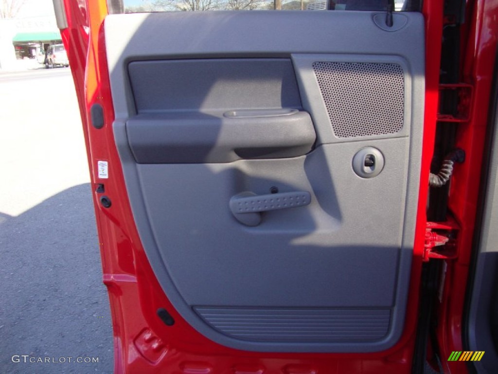 2006 Ram 1500 ST Quad Cab - Flame Red / Medium Slate Gray photo #21