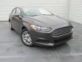 2015 Magnetic Metallic Ford Fusion SE  photo #2