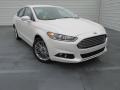 2015 White Platinum Metallic Ford Fusion SE  photo #2