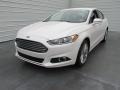 2015 White Platinum Metallic Ford Fusion SE  photo #7