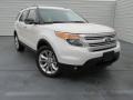 2015 White Platinum Ford Explorer XLT  photo #2