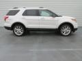 2015 White Platinum Ford Explorer XLT  photo #3