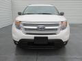 2015 White Platinum Ford Explorer XLT  photo #8