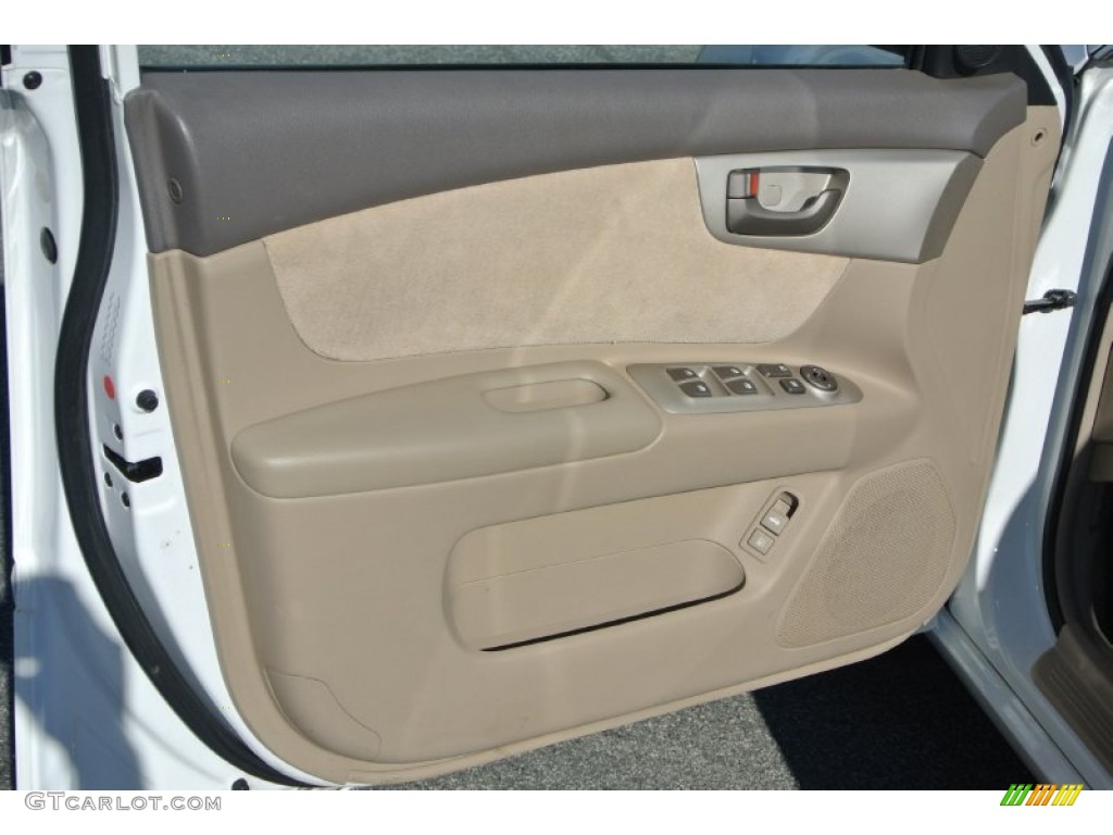 2007 Optima LX - Clear White / Beige photo #10