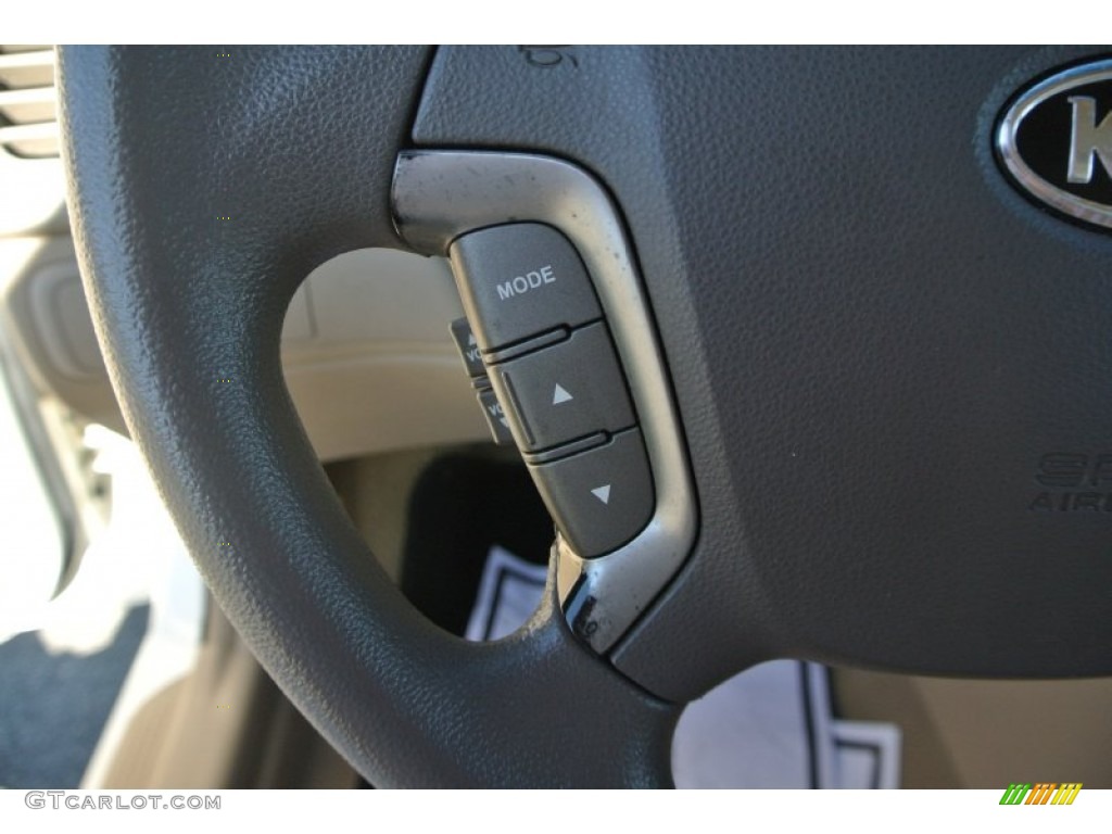 2007 Optima LX - Clear White / Beige photo #12