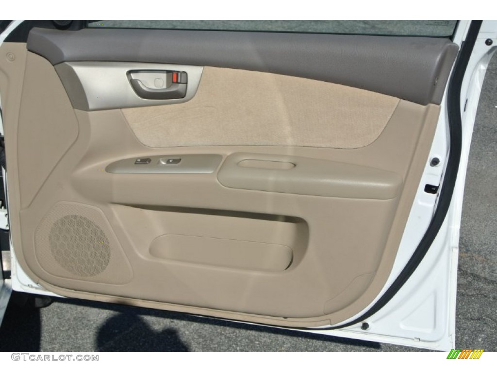 2007 Optima LX - Clear White / Beige photo #19