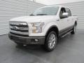 2015 White Platinum Tricoat Ford F150 Lariat SuperCrew 4x4  photo #7