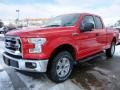 2015 Race Red Ford F150 XLT SuperCab 4x4  photo #5