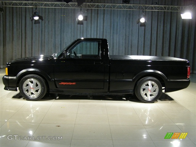 1991 GMC Syclone Black / Black with Red Piping, Profile 1991 GMC Syclone Standard Syclone Model Parts