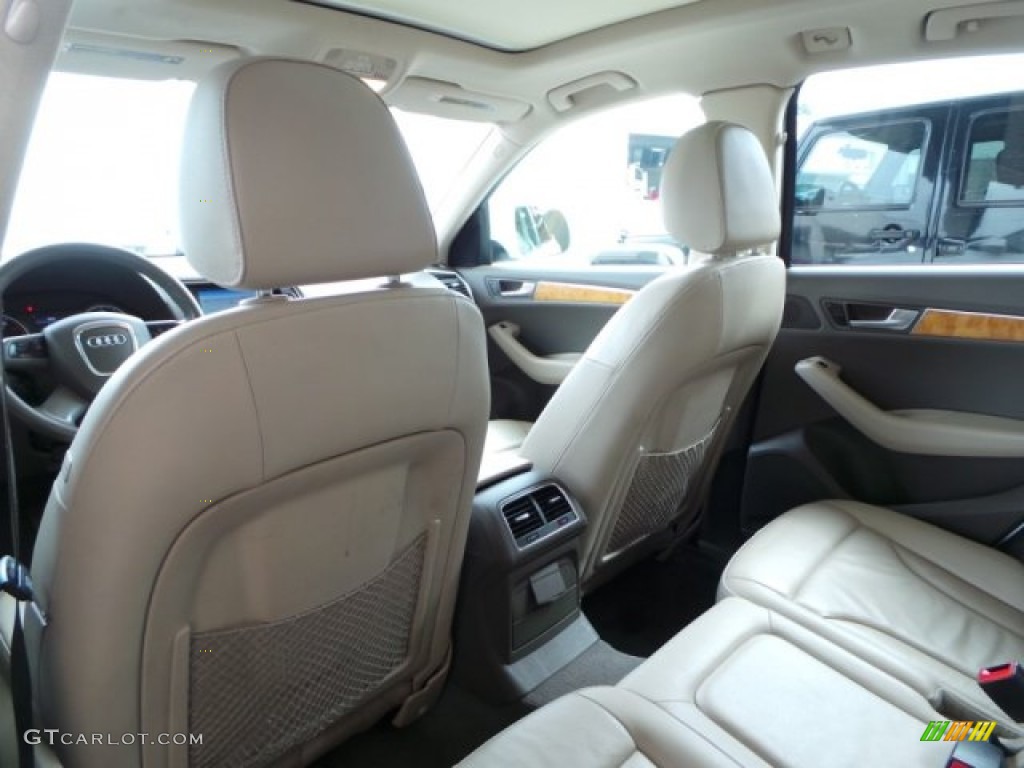 2009 Audi Q5 3.2 Premium Plus quattro Rear Seat Photo #101909056