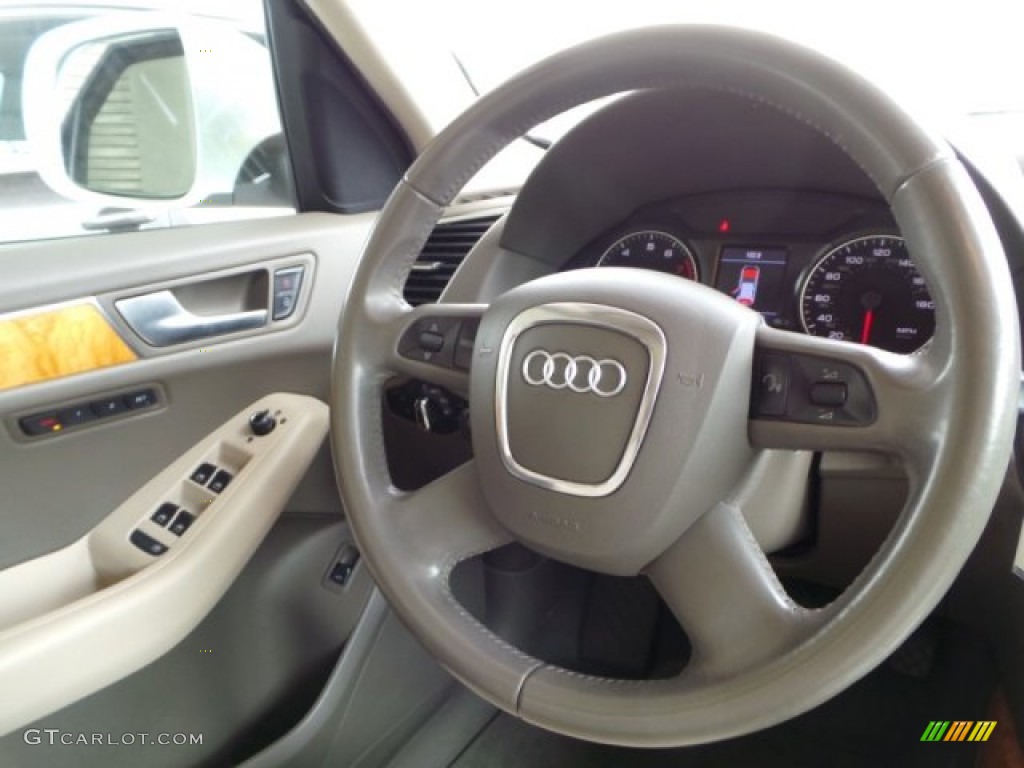 2009 Audi Q5 3.2 Premium Plus quattro Steering Wheel Photos