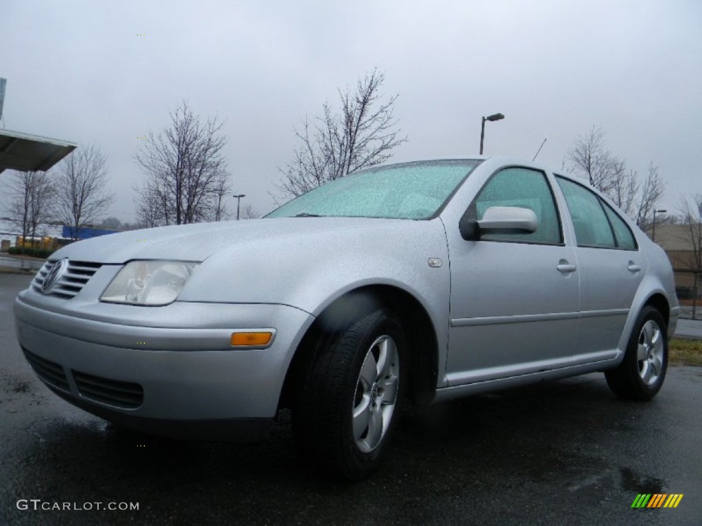 2003 Jetta GLS Sedan - Reflex Silver Metallic / Grey photo #6