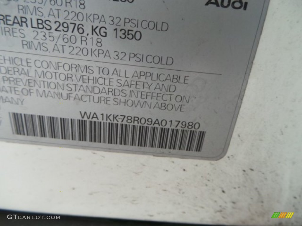 2009 Q5 3.2 Premium Plus quattro - Ibis White / Cardamom Beige photo #44