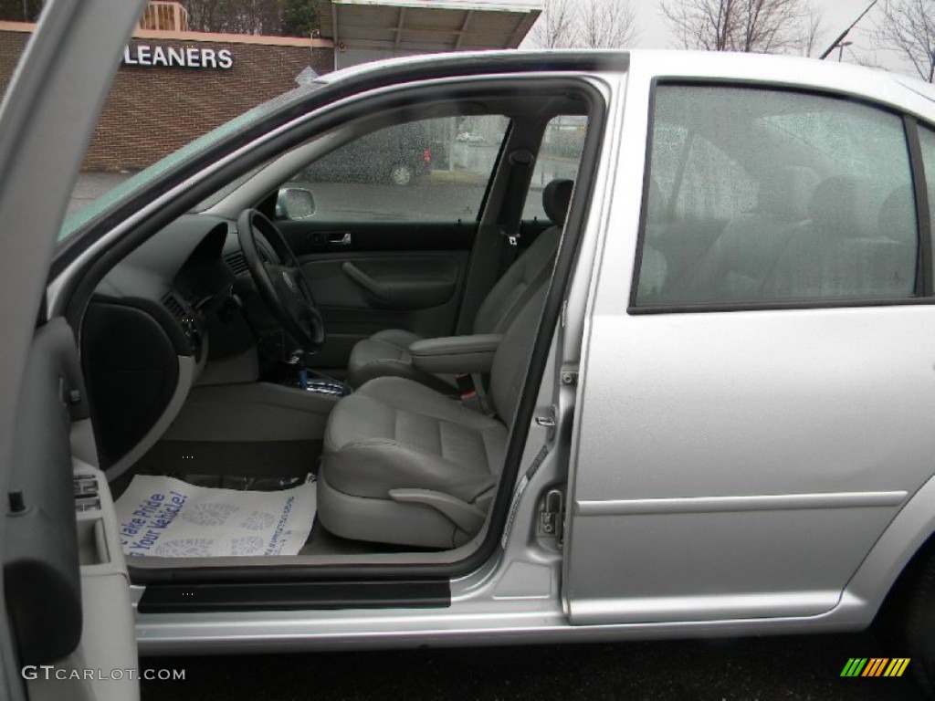 2003 Jetta GLS Sedan - Reflex Silver Metallic / Grey photo #16