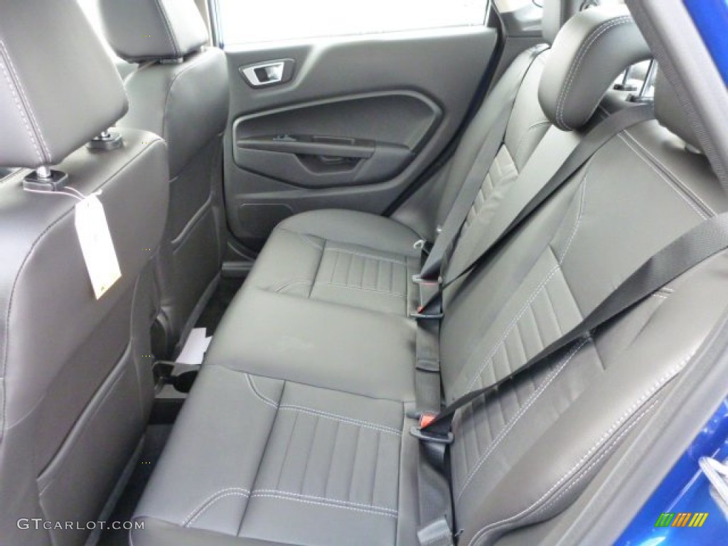 2015 Ford Fiesta Titanium Sedan Rear Seat Photo #101909648
