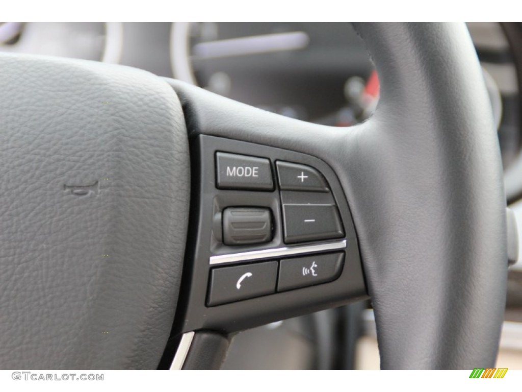 2014 5 Series 535d xDrive Sedan - Dark Graphite Metallic / Ivory White/Black photo #21