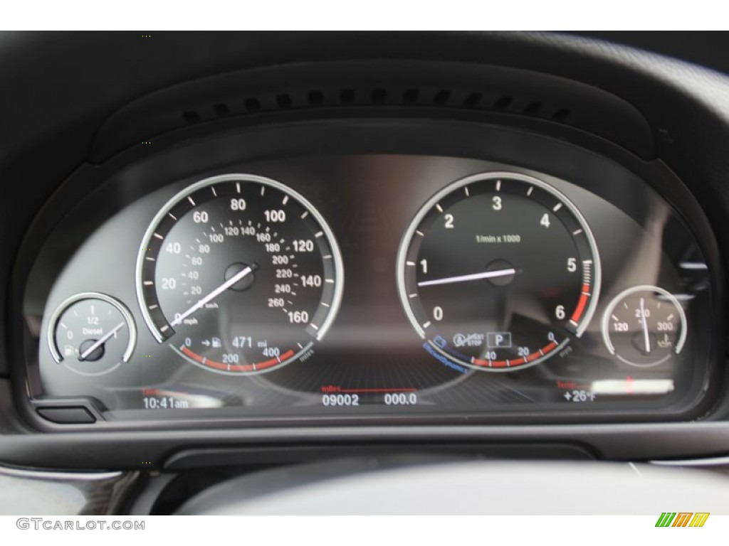 2014 BMW 5 Series 535d xDrive Sedan Gauges Photo #101909744