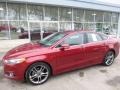 2014 Ruby Red Ford Fusion Titanium  photo #5