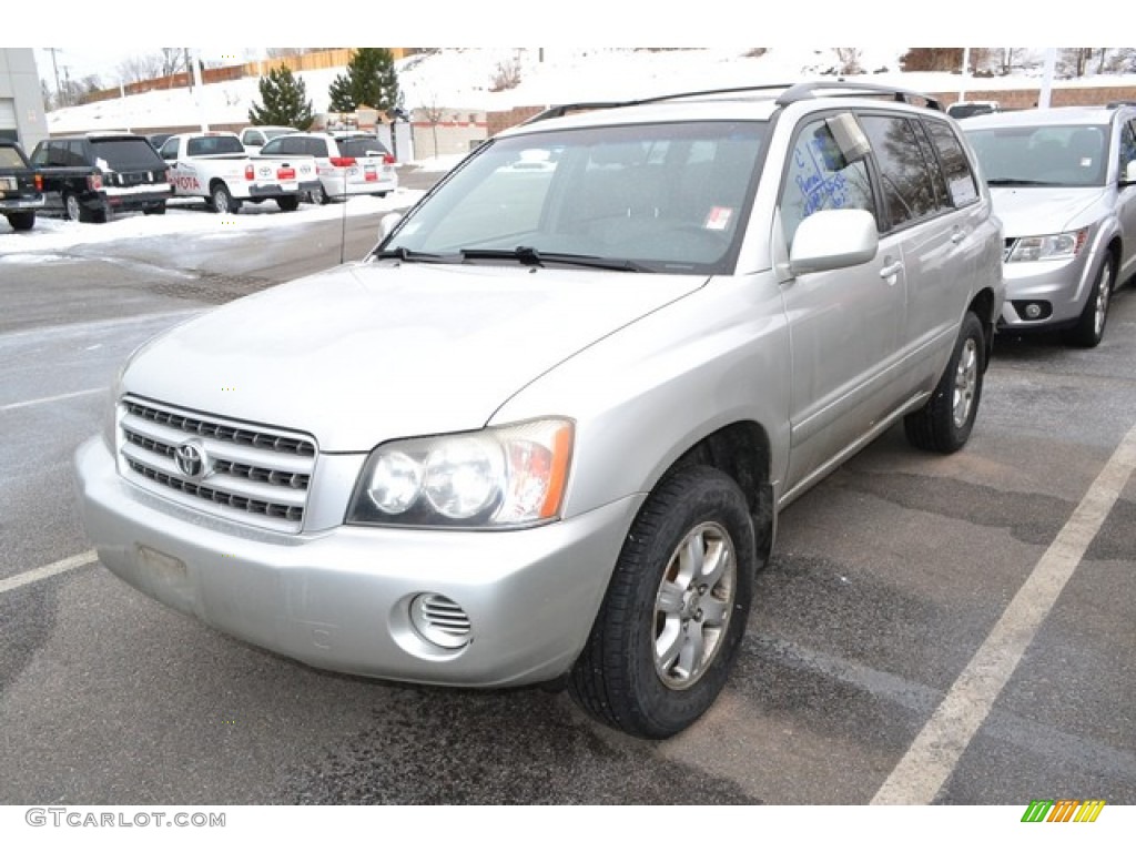 Millennium Silver Metallic 2002 Toyota Highlander V6 4WD Exterior Photo #101910380