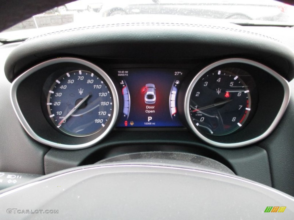 2014 Maserati Ghibli S Q4 Gauges Photos