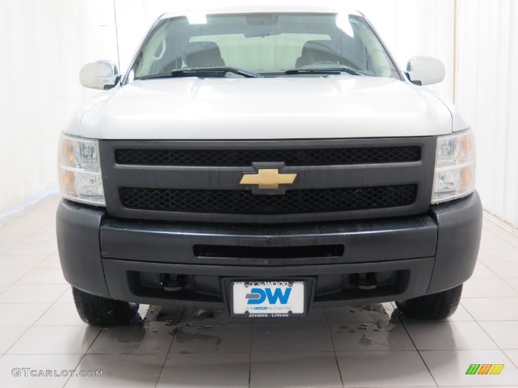 2011 Silverado 1500 Extended Cab 4x4 - Sheer Silver Metallic / Dark Titanium photo #2