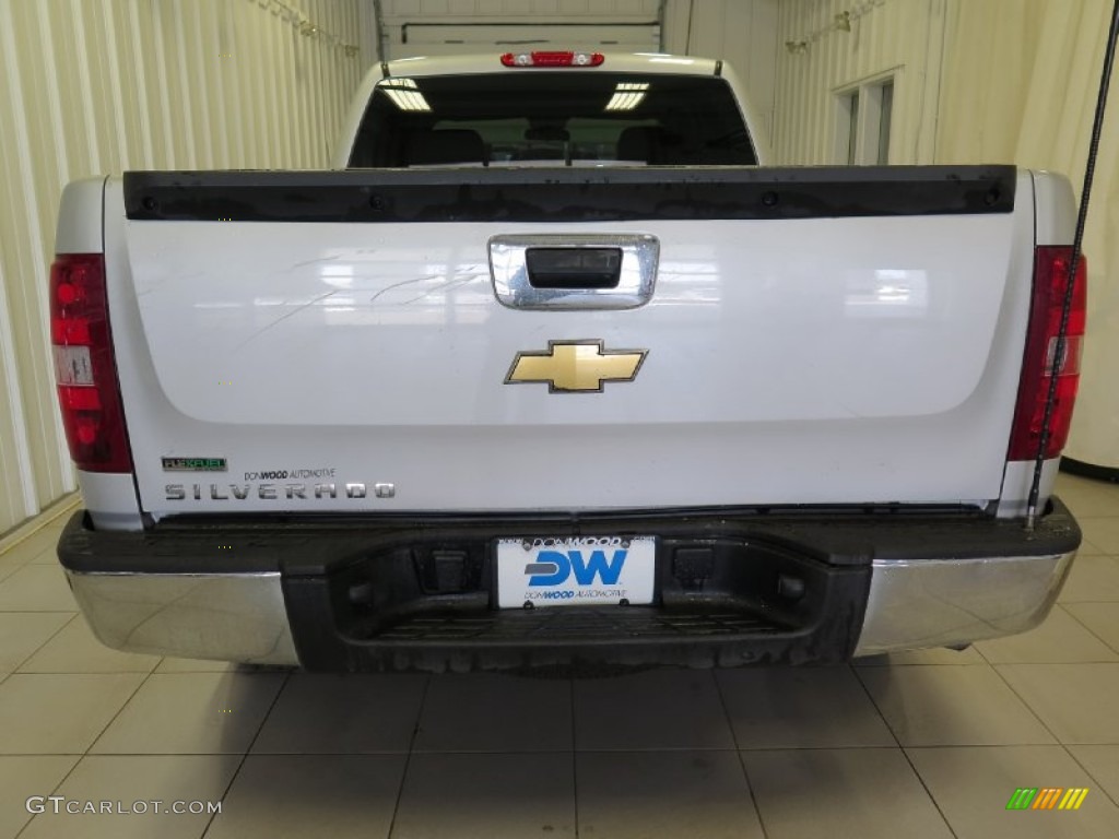 2011 Silverado 1500 Extended Cab 4x4 - Sheer Silver Metallic / Dark Titanium photo #5