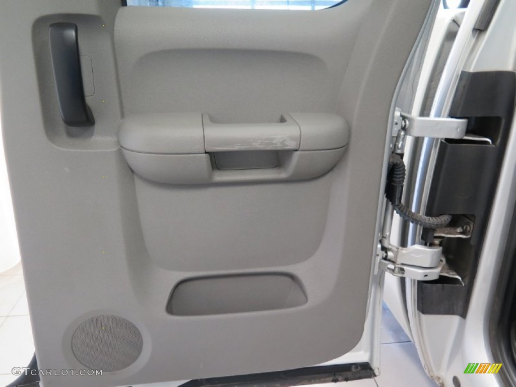 2011 Silverado 1500 Extended Cab 4x4 - Sheer Silver Metallic / Dark Titanium photo #12
