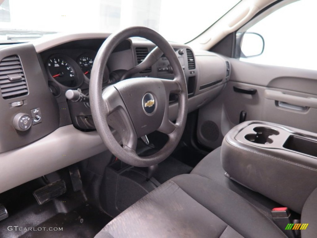 2011 Silverado 1500 Extended Cab 4x4 - Sheer Silver Metallic / Dark Titanium photo #16