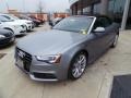 2015 Tornado Gray Metallic Audi A5 Premium Plus quattro Convertible  photo #3