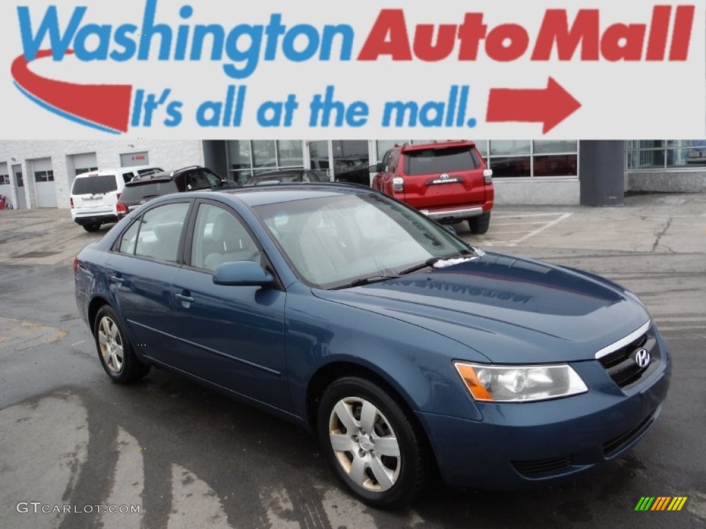 2007 Sonata GLS - Aqua Blue / Gray photo #1