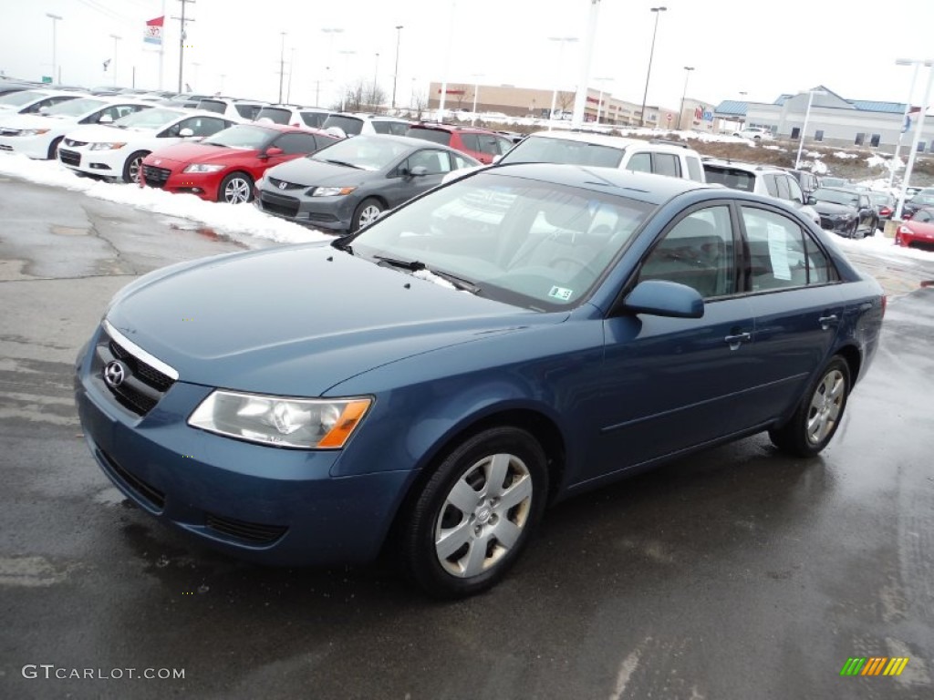 2007 Sonata GLS - Aqua Blue / Gray photo #4