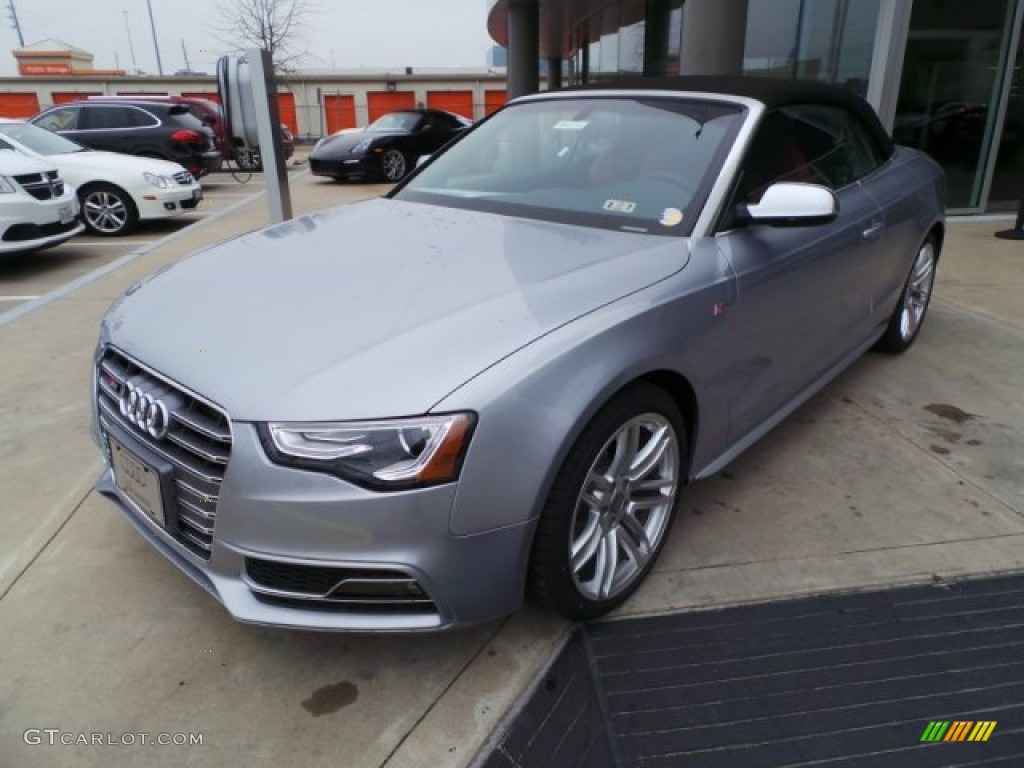 Florett Silver Metallic 2015 Audi S5 3.0T Premium Plus quattro Cabriolet Exterior Photo #101914445